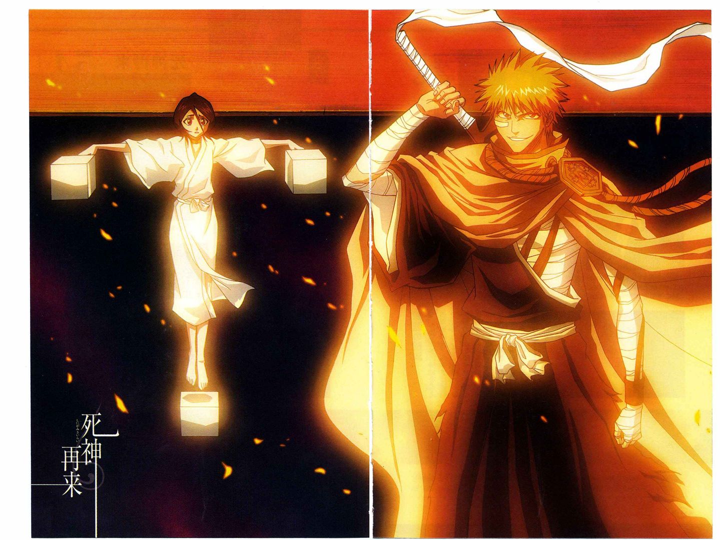 Ichigo Saves Rukia (VIBEs) Photo by NakeBenihime Photobucket